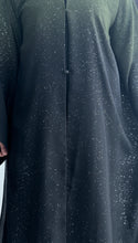 Load image into Gallery viewer, Chiffon Shimmery Galaxy Abaya Green (Ramadan edition)
