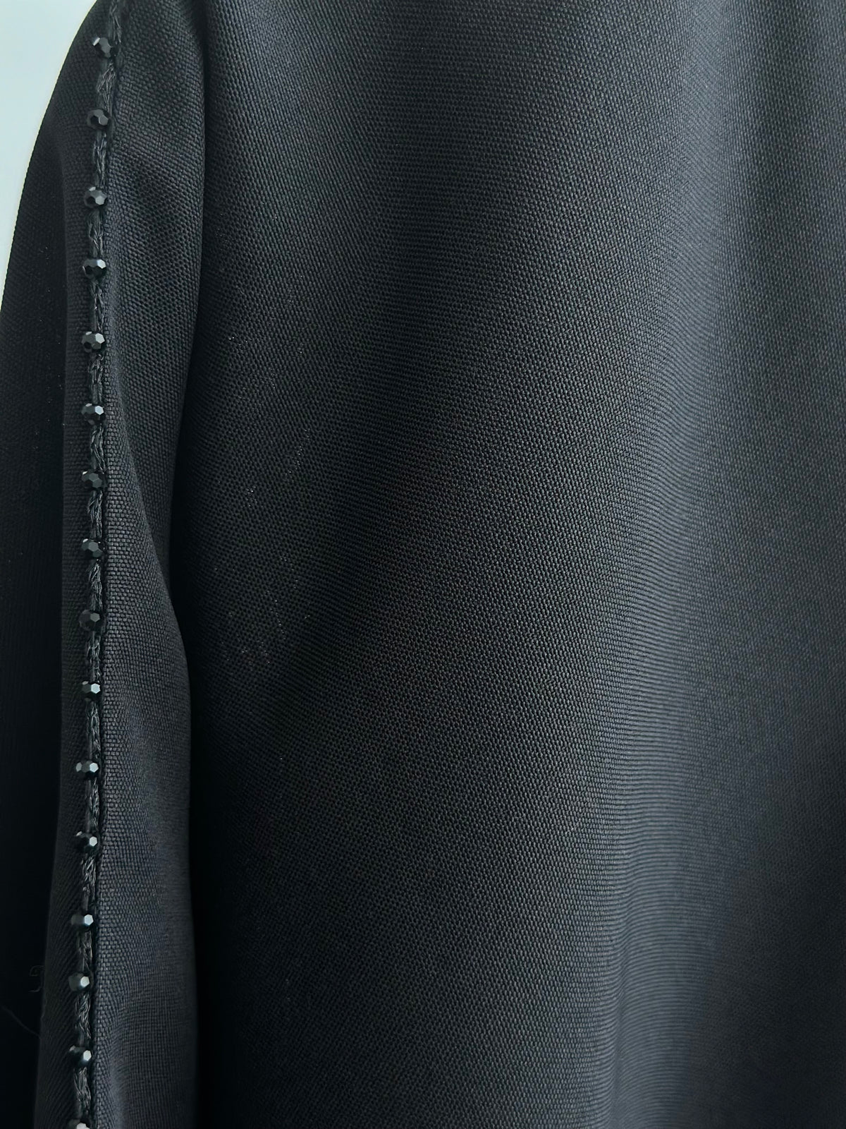 Bisht style Abaya in Black