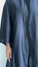 Load image into Gallery viewer, NUR'S Royal Blue Abaya with handwork
