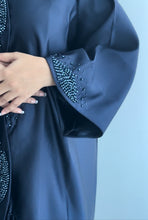 Load image into Gallery viewer, NUR'S Royal Blue Abaya with handwork
