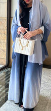 Load image into Gallery viewer, Shimmery Chiffon Abaya in Galaxy Blue
