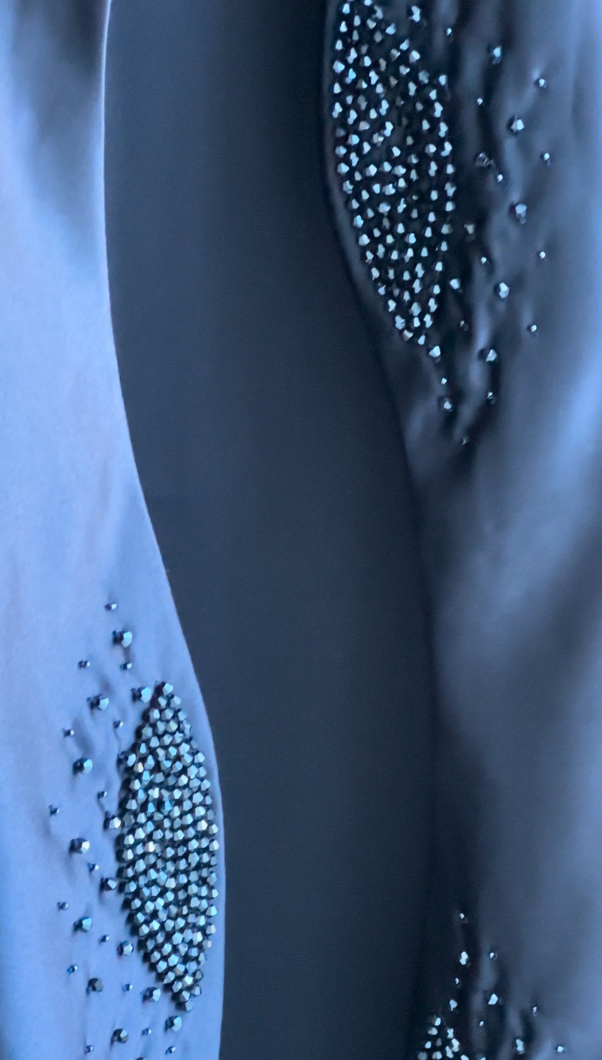 NUR'S Royal Blue Abaya with handwork