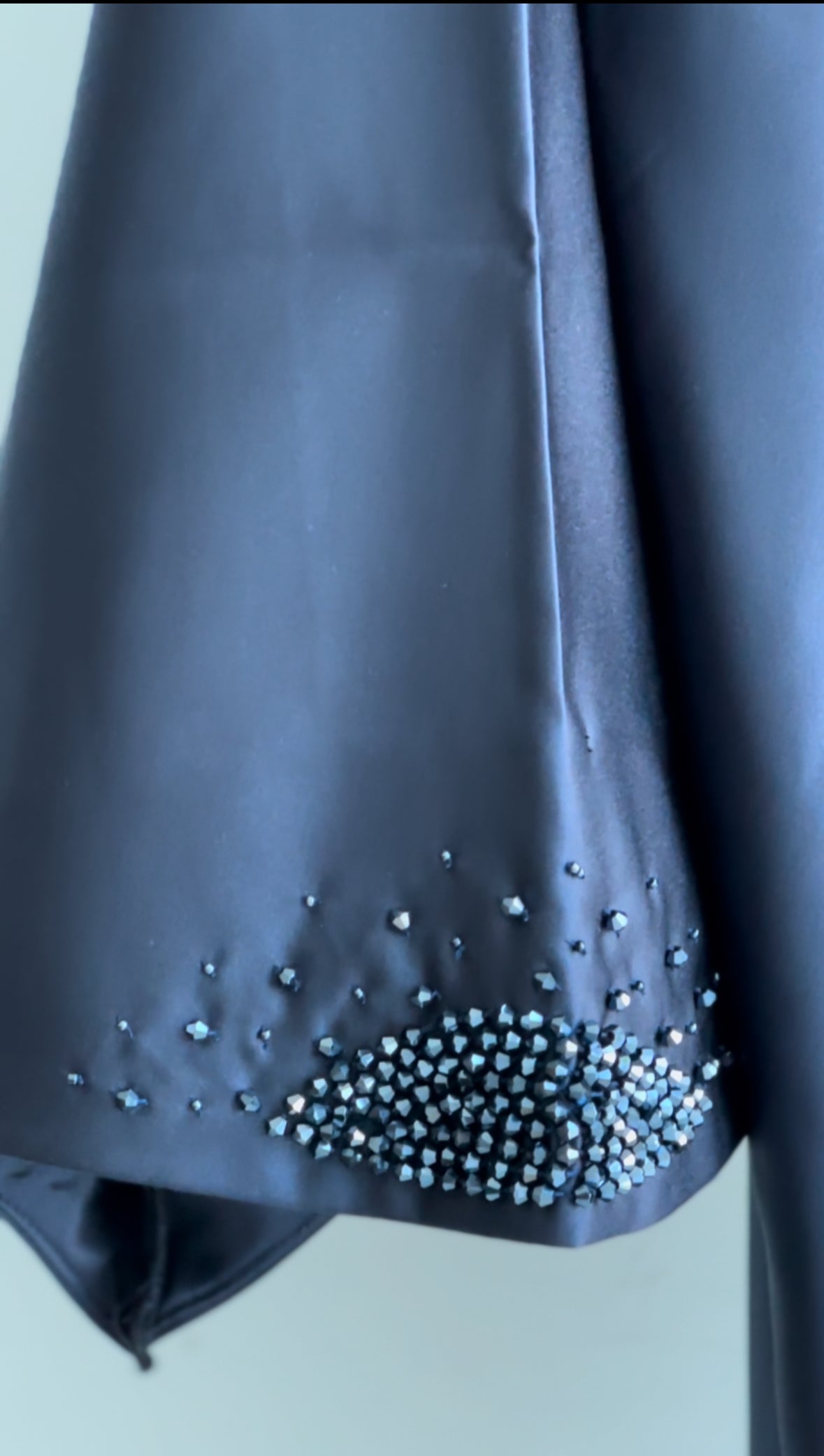 NUR'S Royal Blue Abaya with handwork