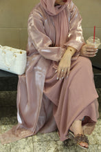 Load image into Gallery viewer, pink organza abaya
