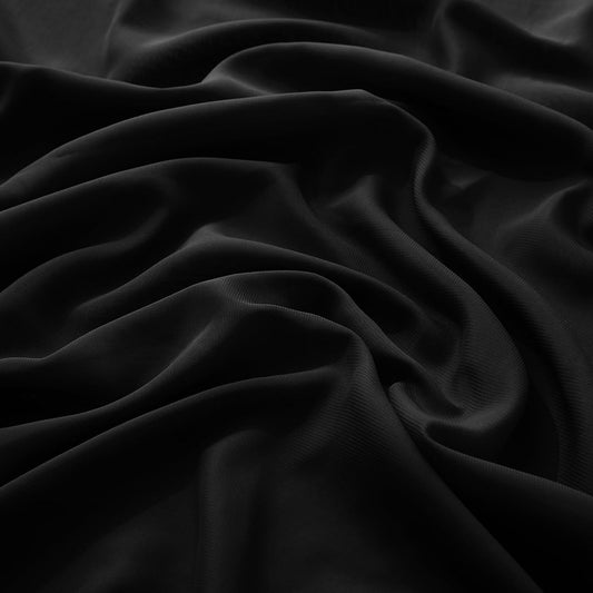 Soft Chiffon Hijab - Black